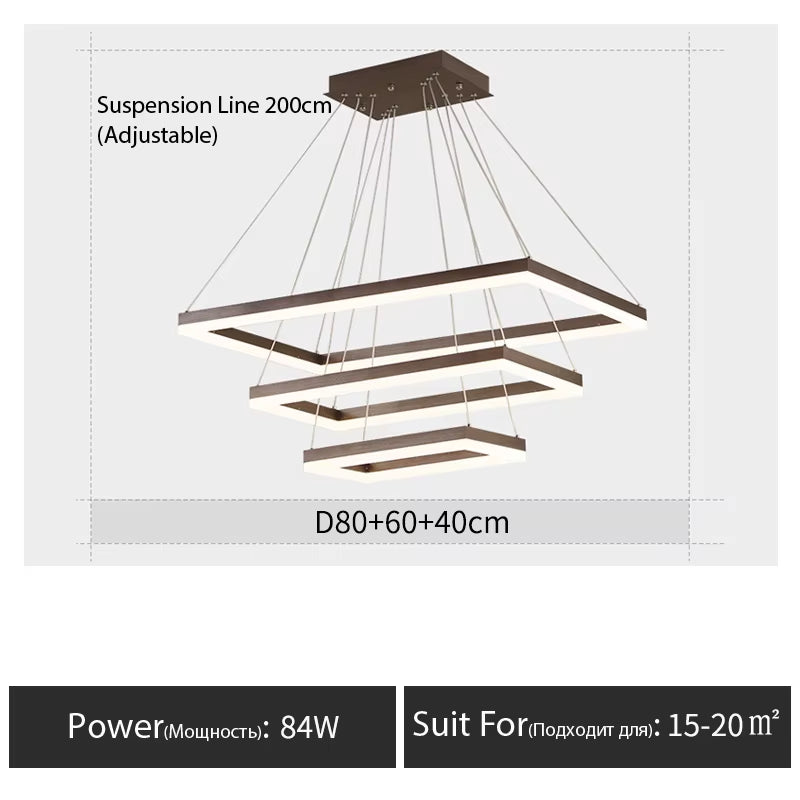 Duplex Floor Chandelier Staircase Villa Modern Simple Nordic Engineering Leap Floor Rotating Living Room Hall Ceiling Lamp