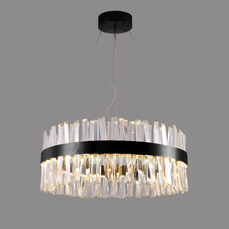 Modern Crystal Led Chandelier Bedroom Dining Room round Gold/Chrome Living Room Chandeliers 2020 Hall Hallway Home Decor Lamp