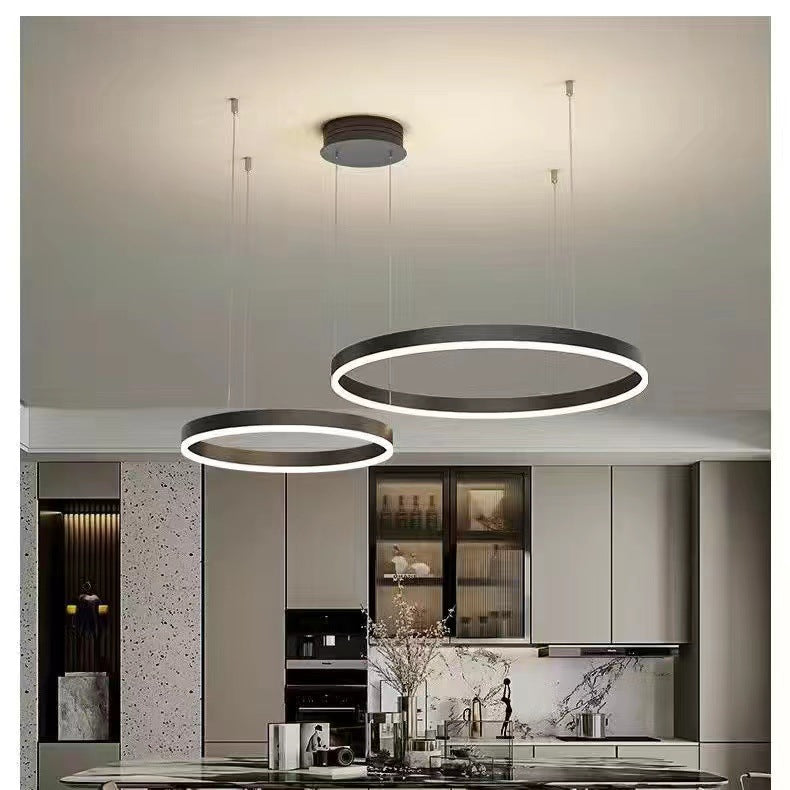 Modern Minimalist Chandelier - Creative Round Light