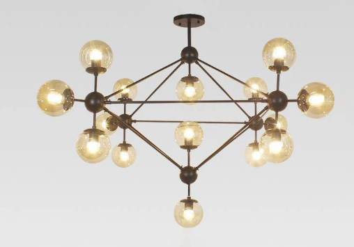 Possini Euro Gable Modern Industrial Chandelier (One)
