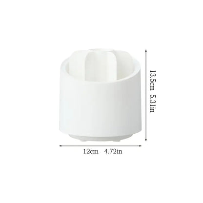 Rotating Makeup Brush Holder - Portable Storage Box