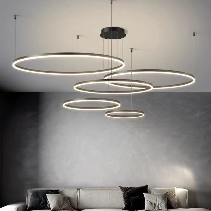 Modern Minimalist Chandelier - Creative Round Light