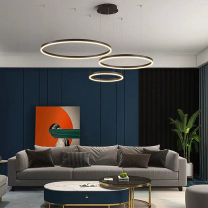 Modern Minimalist Chandelier - Creative Round Light