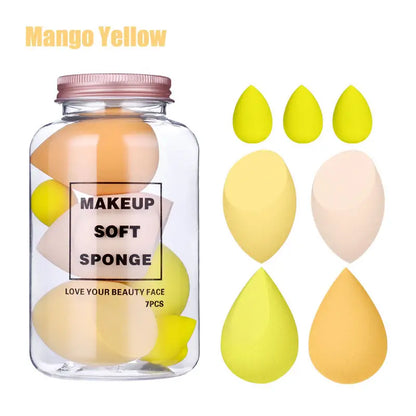 7pcs Makeup Sponge Set for Foundation and Concealer