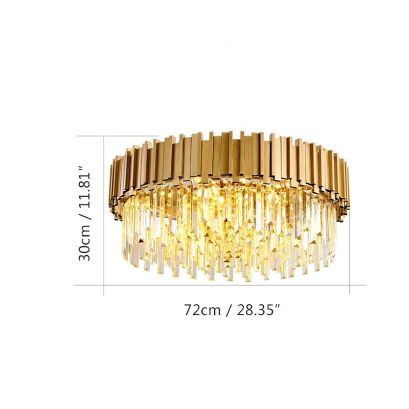 Modern Gold/Black Luxury Crystal Chandeliers LED Pendant /Ceiling Light Fixture for Living Room Hotel Hall Decor Hanging Lamp