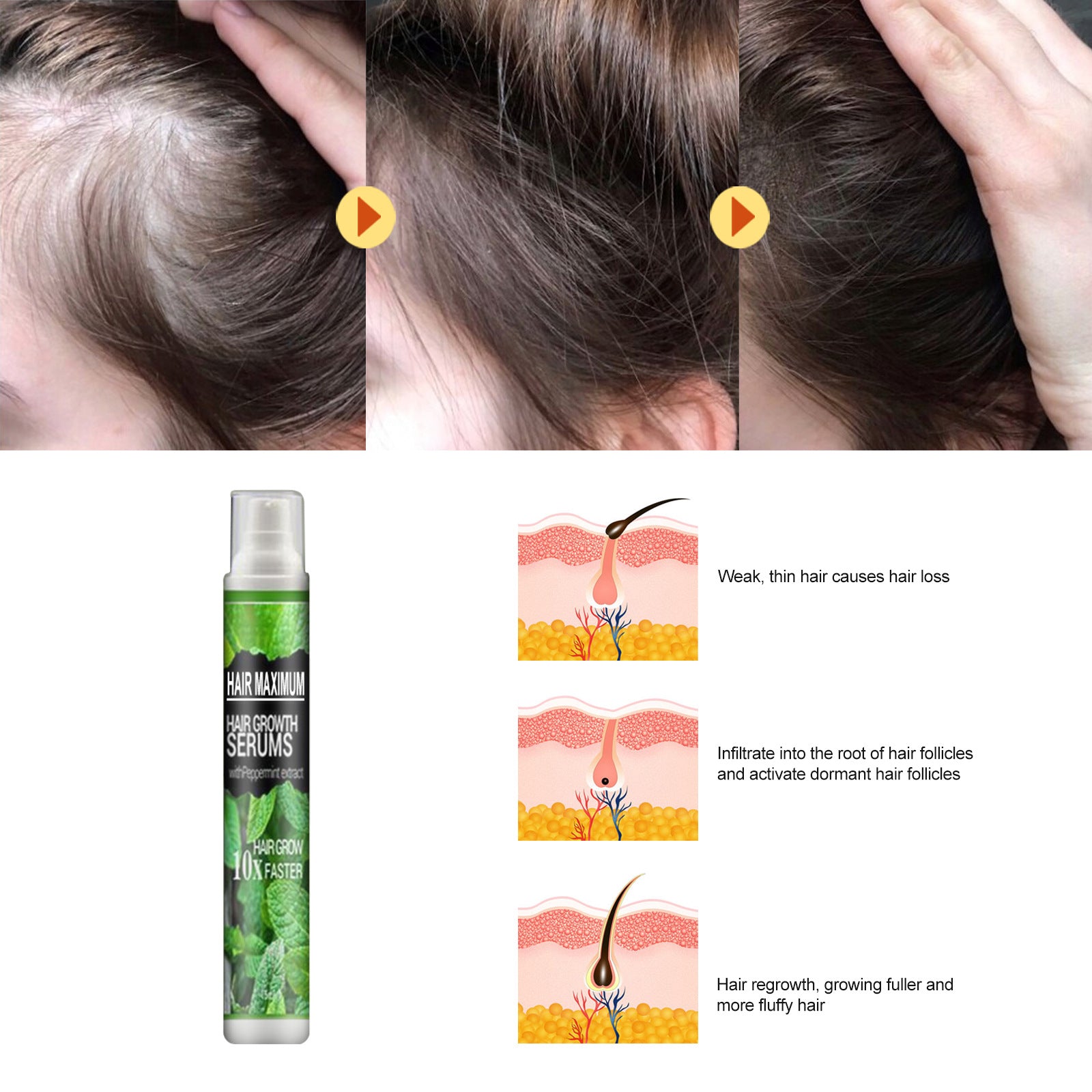 South Moon Mint Long Hair Spray for Moisturizing Care