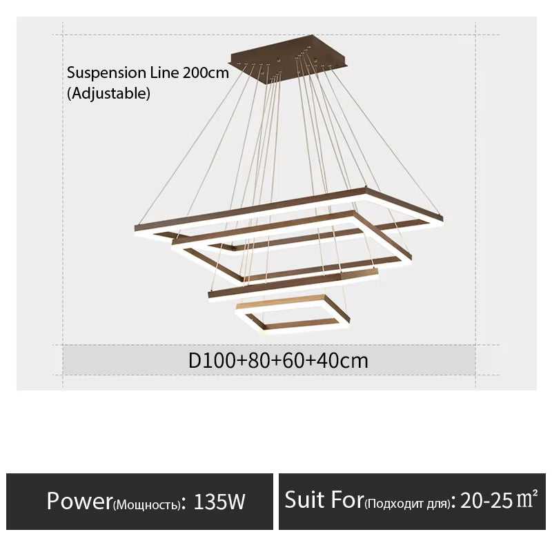 Duplex Floor Chandelier Staircase Villa Modern Simple Nordic Engineering Leap Floor Rotating Living Room Hall Ceiling Lamp