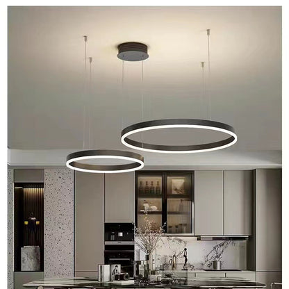 Modern Minimalist Chandelier - Creative Round Light