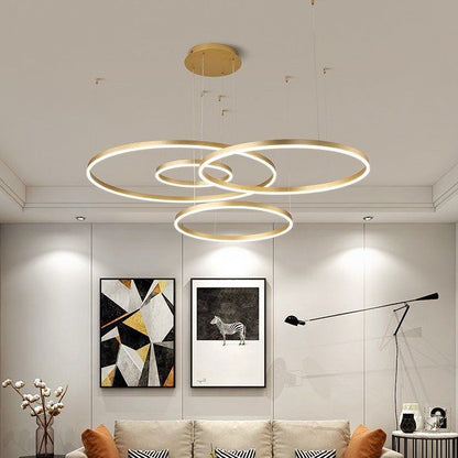 Modern Minimalist Chandelier - Creative Round Light