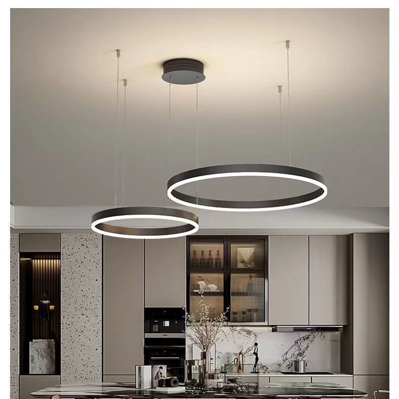Modern Minimalist Chandelier - Creative Round Light