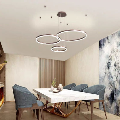 Modern Minimalist Chandelier - Creative Round Light
