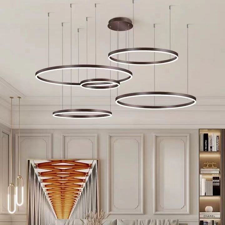 Modern Minimalist Chandelier - Creative Round Light