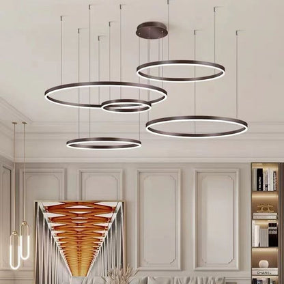 Modern Minimalist Chandelier - Creative Round Light