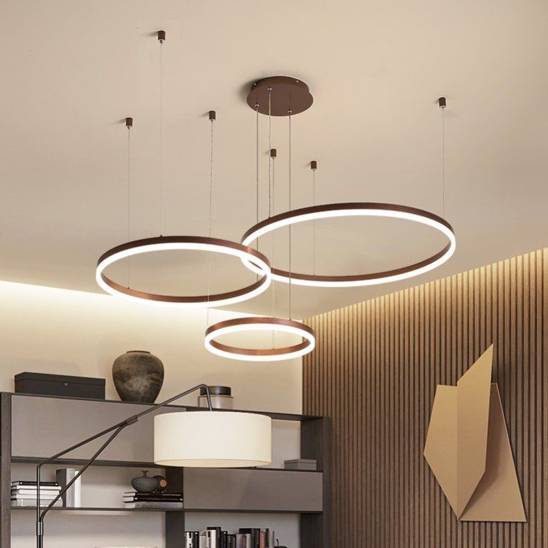 Modern Minimalist Chandelier - Creative Round Light
