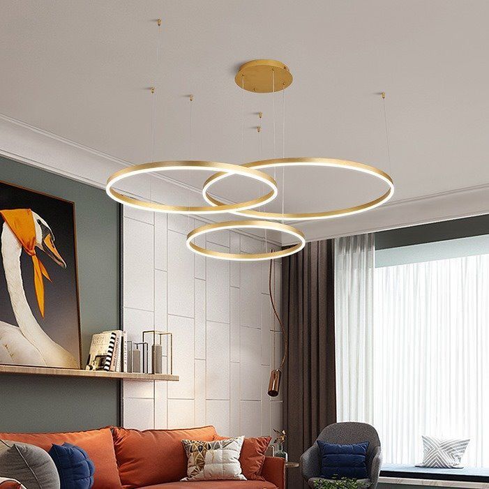 Modern Minimalist Chandelier - Creative Round Light