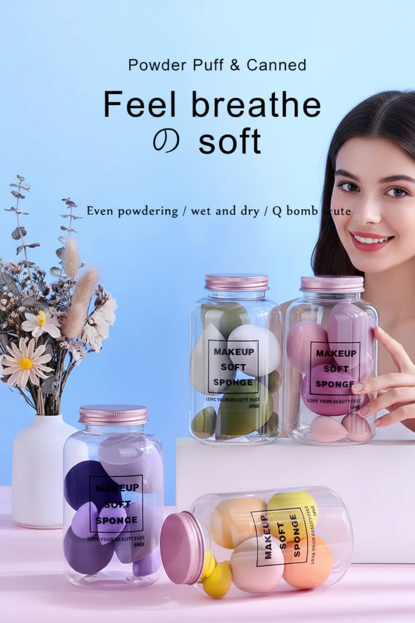 7pcs Makeup Sponge Set for Foundation and Concealer