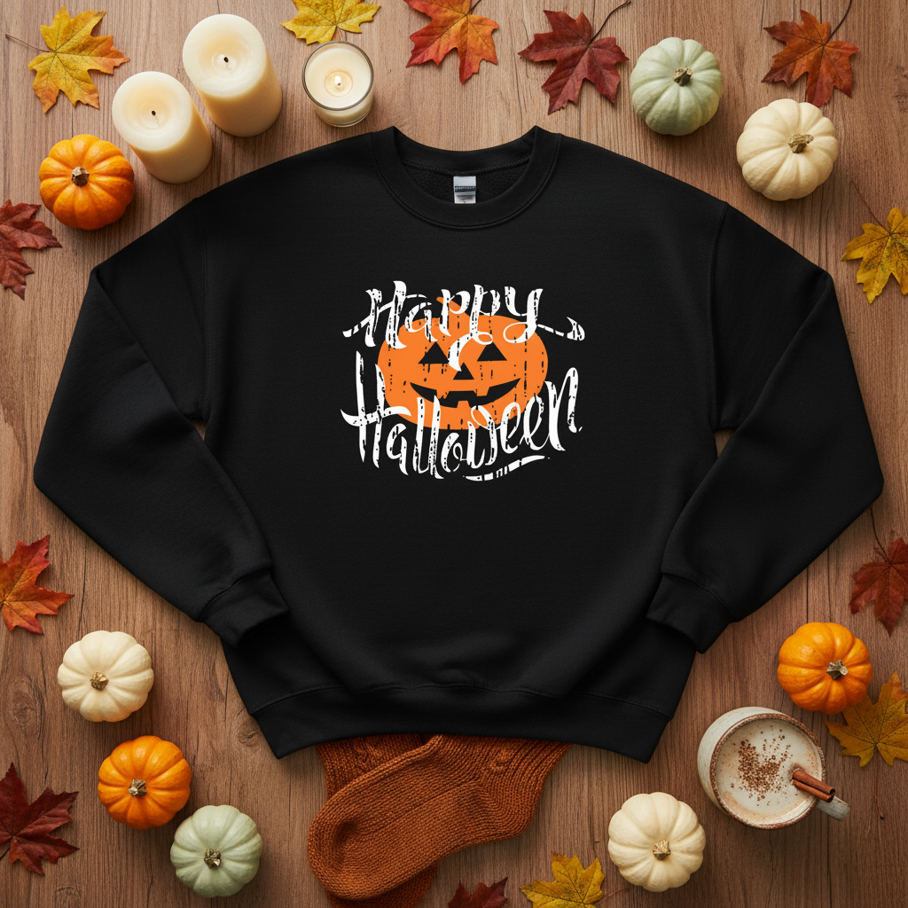 Halloween flat lay