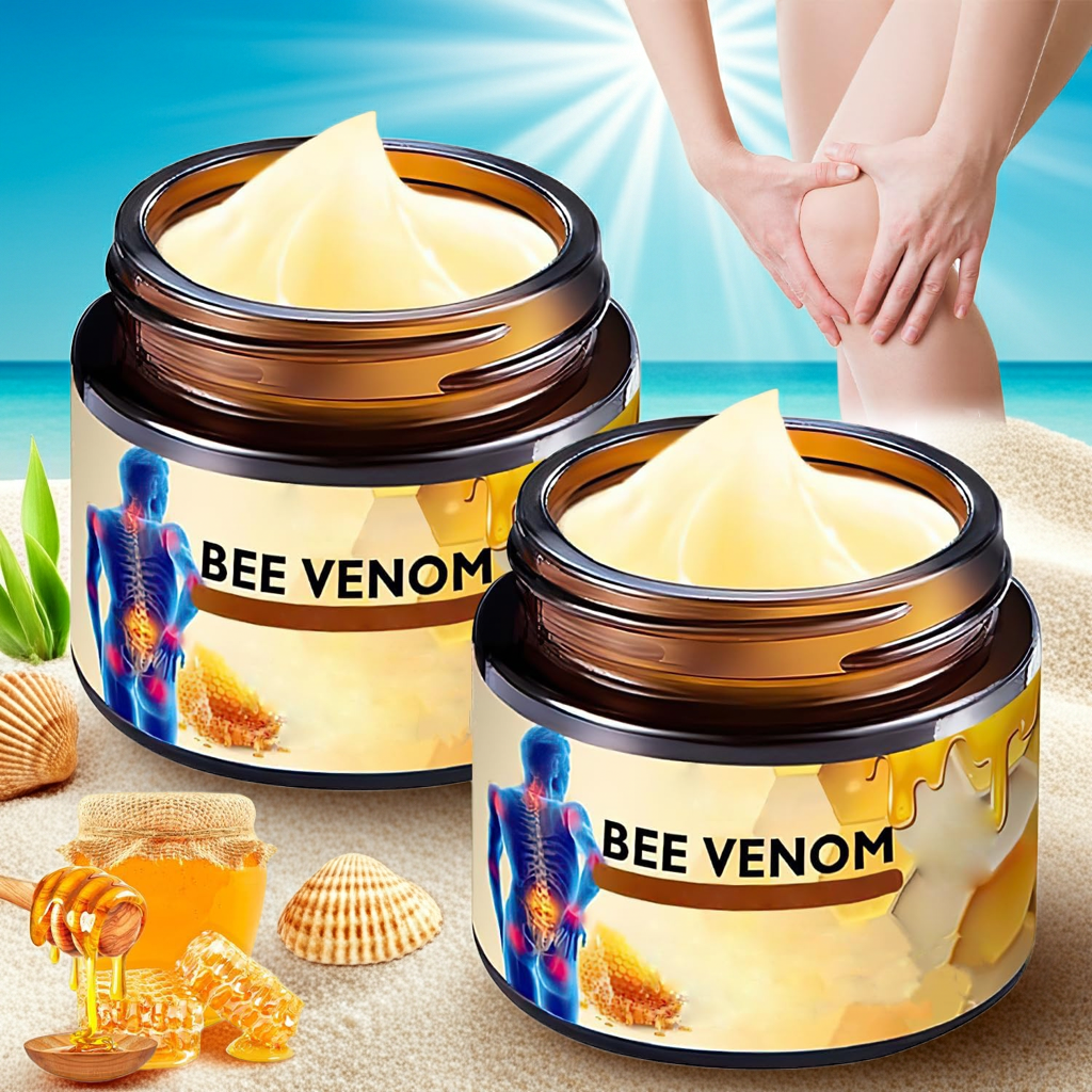 2PCS Bee Venom CreamBee Venom Advanced Joint and Bone Cream Bee Venom Joint Cream Advanced Professional New Bee Venom Professional Cream for Back Neck Hands Knee