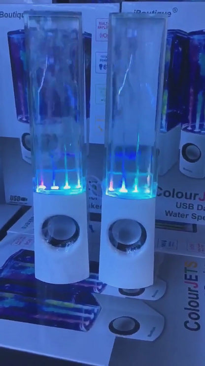 Dancing Water Speaker LED Light Fountain Speaker Family Party